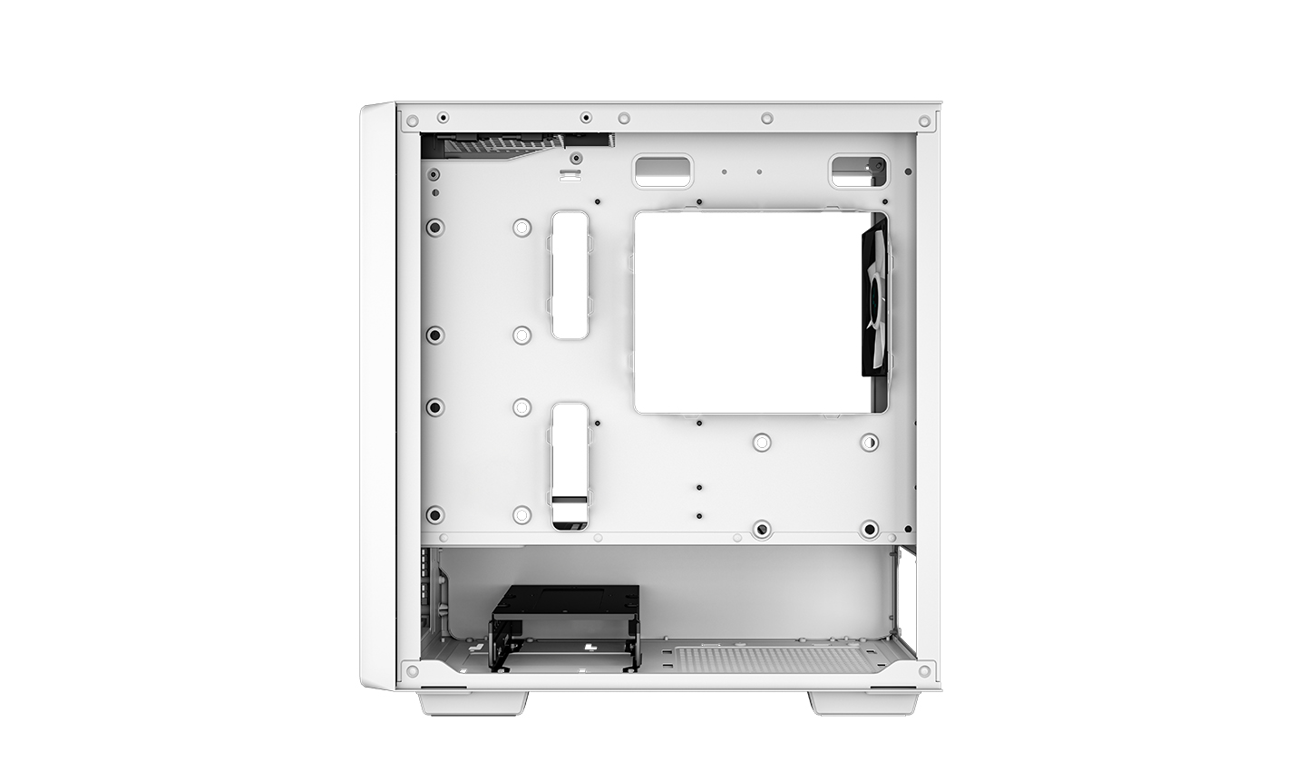 Deepcool | ARGB Micro-ATX CASE | CC360 | White | Mini-ITX / Micro-ATX | Power supply included No | ATX PS2 (maximum length: 160mm) - Image 7