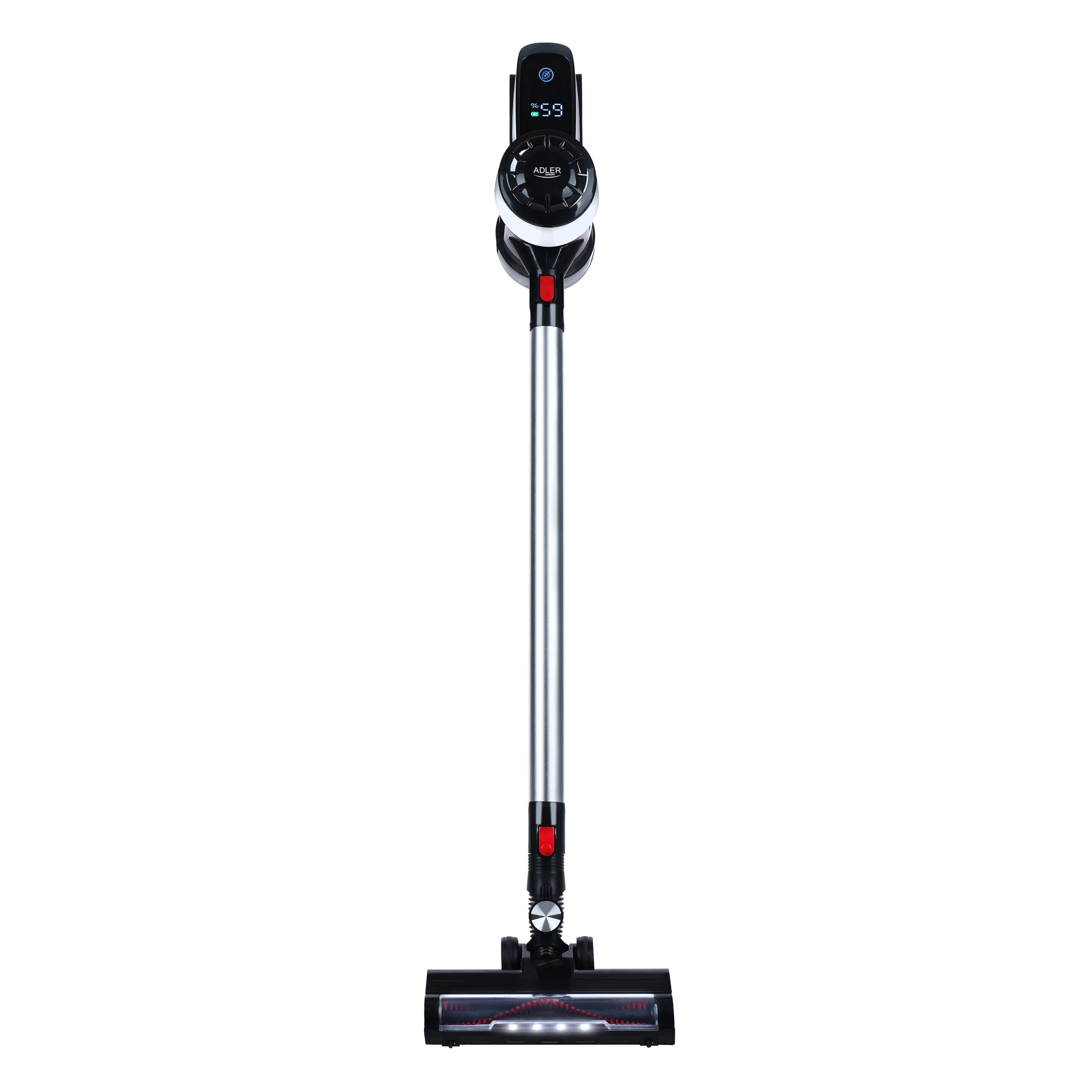 Adler | Vacuum Cleaner | AD 7048 | Cordless operating | Handstick/Handheld | 350 W | Operating time (max) 30 min | Black/Red/White | Warranty 24 month(s) - Image 3