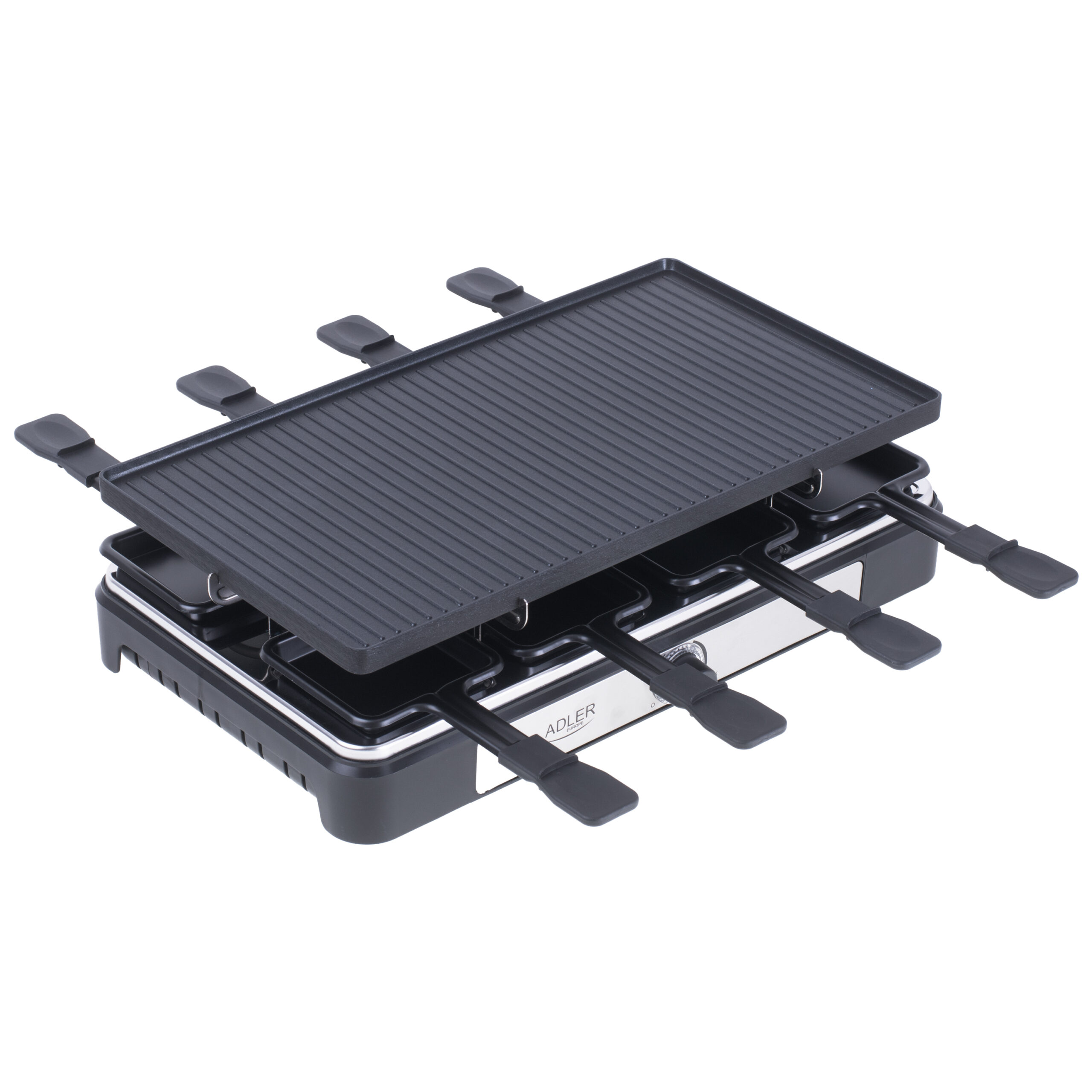 Adler | Raclette - electric grill | AD 6616 | Table | 1400 W | Black/Stainless steel - Image 8