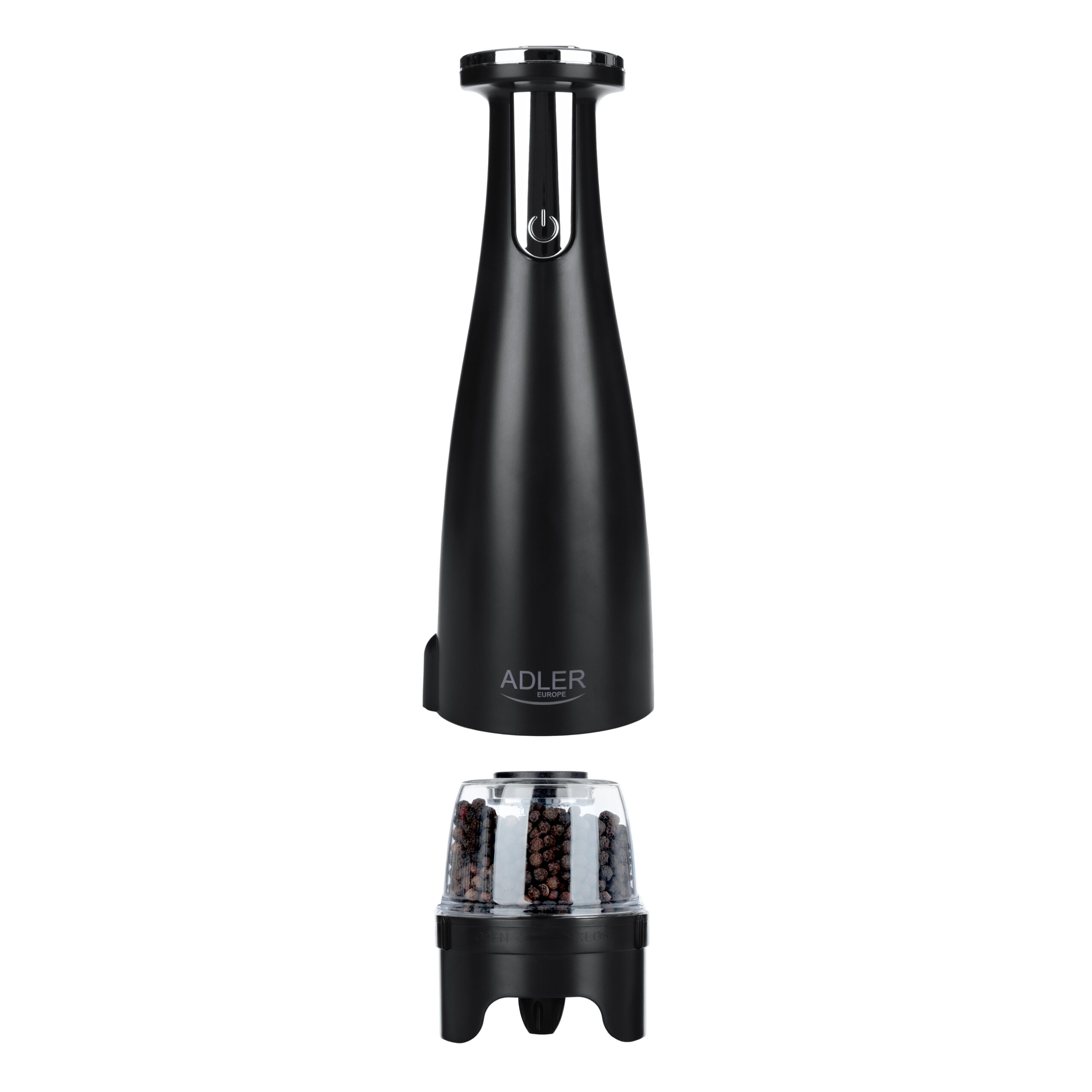 Adler | Electric Salt and pepper grinder | AD 4449b | Housing material ABS plastic | 7 W | Lithium | Matte Black - Image 4
