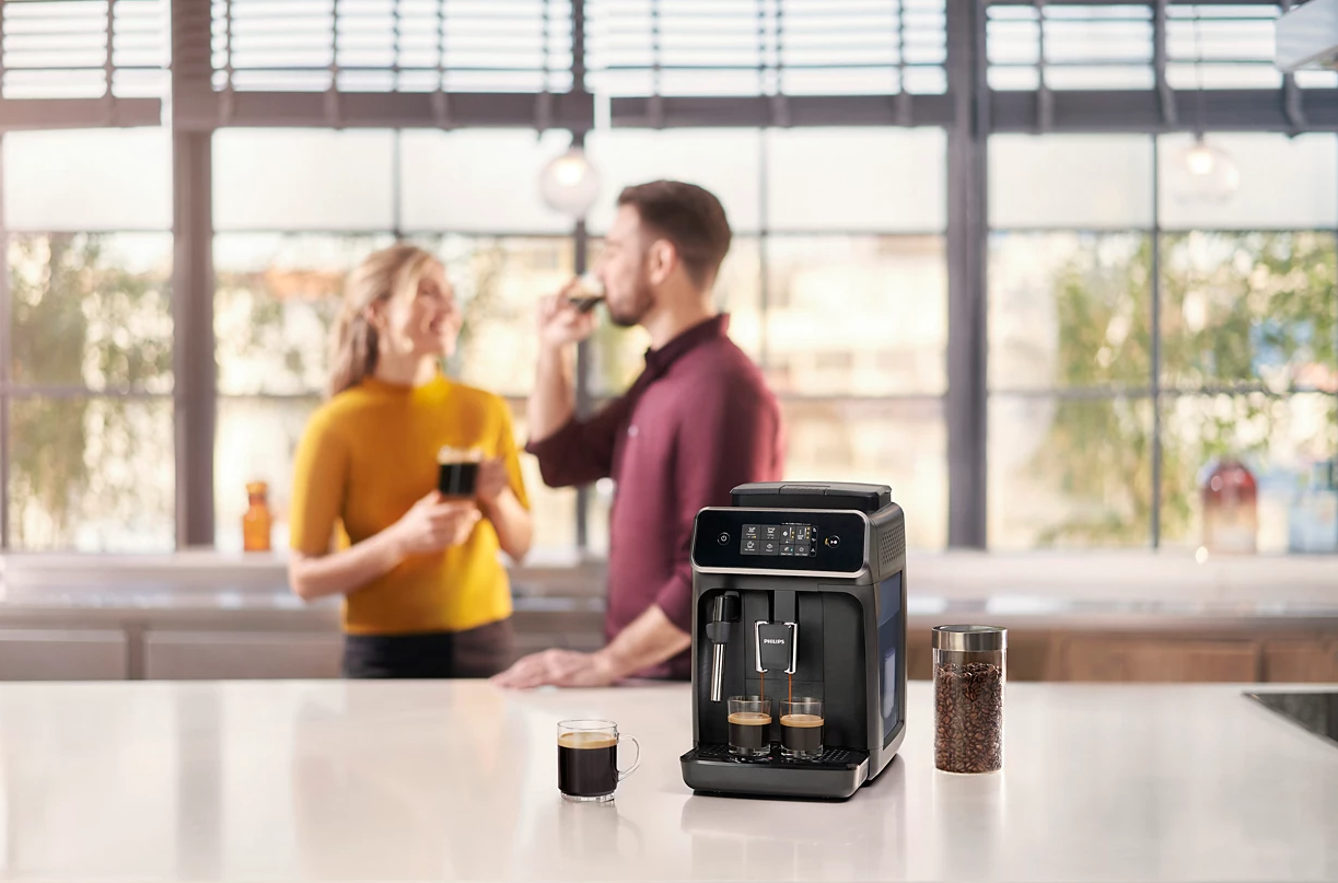 Philips Coffee Maker | EP2220/10 | Pump pressure 15 bar | Built-in milk frother | Automatic | 1500 W | Black - Image 9