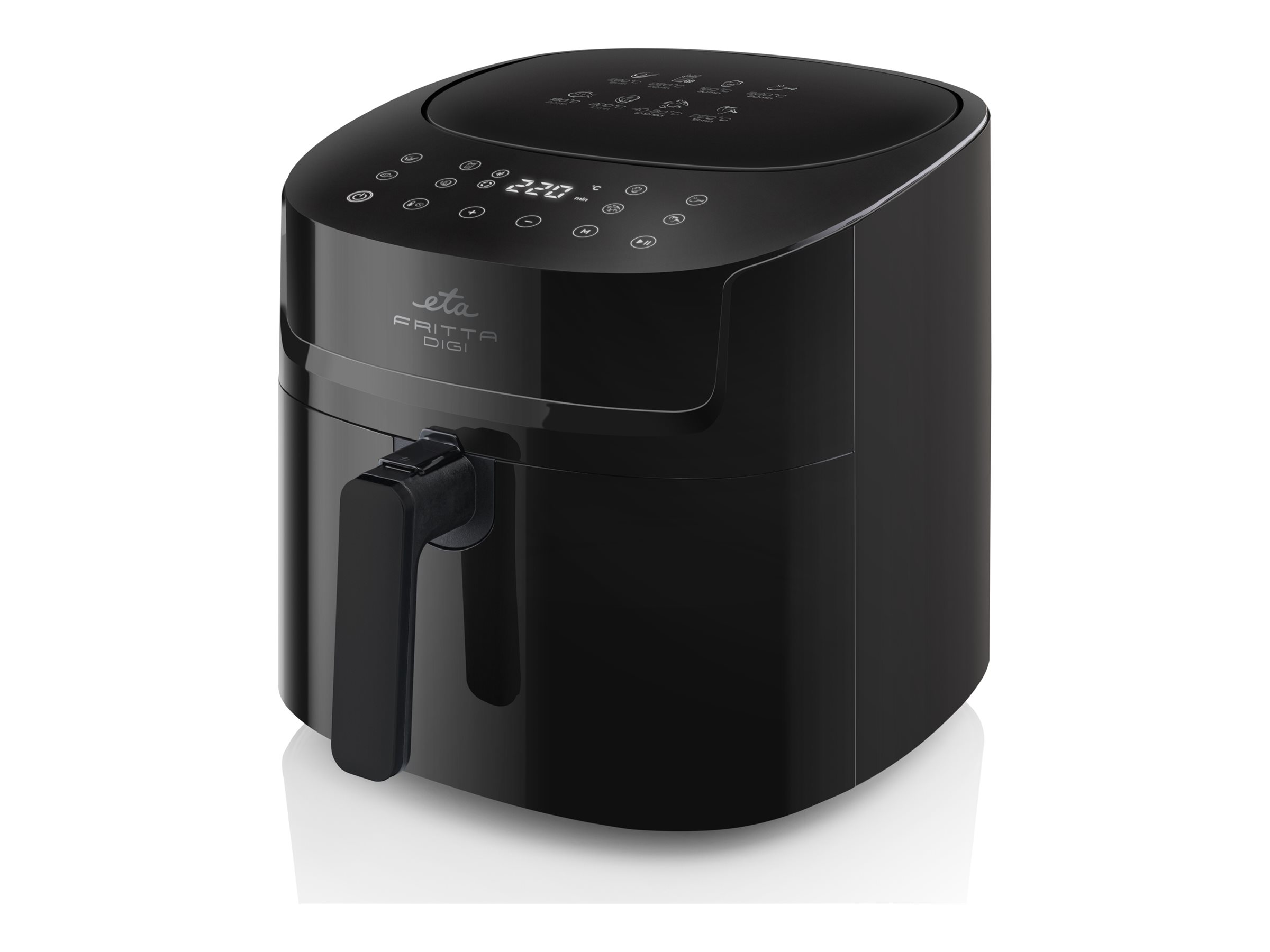 ETA | Hot air fryer | ETA316890000 Fritta Digi | Power 1800 W | Capacity 7.2 L | Hot air technology | Black - Image 2