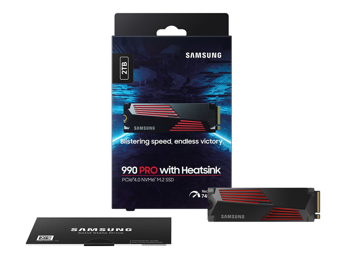 Samsung | 990 PRO with Heatsink | 2000 GB | SSD form factor M.2 2280 | Solid-state drive interface M.2 NVMe | Read speed 7450 MB/s | Write speed 6900 MB/s - Image 10