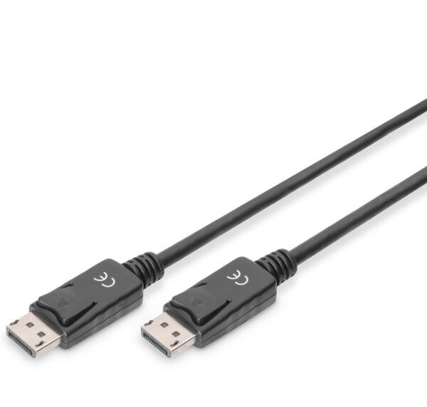 Digitus | DisplayPort Connection Cable | AK-340100-020-S | DisplayPort to DisplayPort DisplayPort Male | DisplayPort Male