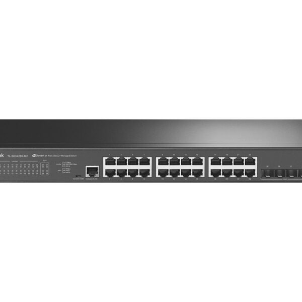 TP-LINK | JetStream L2+ Managed Switch | TL-SG3428X-M2 | Managed L2+ | Rack Mountable | SFP+ ports quantity 4