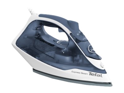 TEFAL | FV2837E0 | Steam Iron | 2400 W | Water tank capacity 150 ml | Continuous steam 35 g/min | Blue/White - Image 3