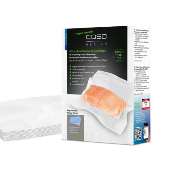 Caso | 6 Stars Professional Vacuum Bags | 1245