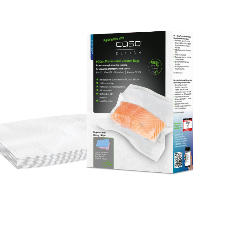 Caso | 6 Stars Professional Vacuum Bags | 1245