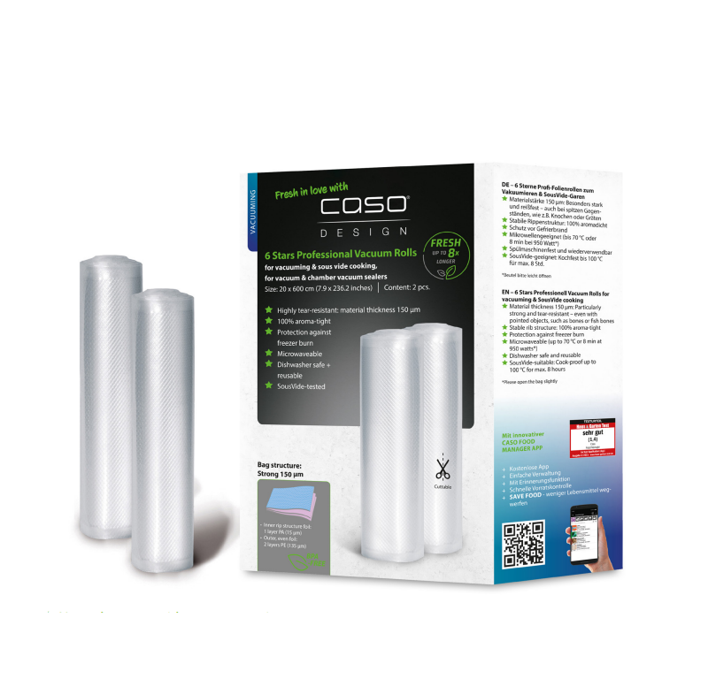 Caso | 6 Stars Professional Vacuum Rolls | 1247