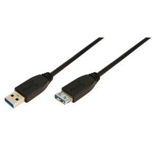 Logilink | 1m USB A - USB A 3.0 F/M | USB A | USB A