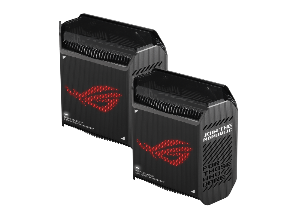 Wifi 6 802.11ax Tri-band Gigabit Gaming Mesh System | GT6 ROG Rapture (2-Pack) | 802.11ax | 574+4804+4804 Mbit/s | 10/100/1000 Mbit/s | Ethernet LAN (RJ-45) ports 3 | Mesh Support Yes | MU-MiMO Yes | No mobile broadband | Antenna type Internal - Image 4