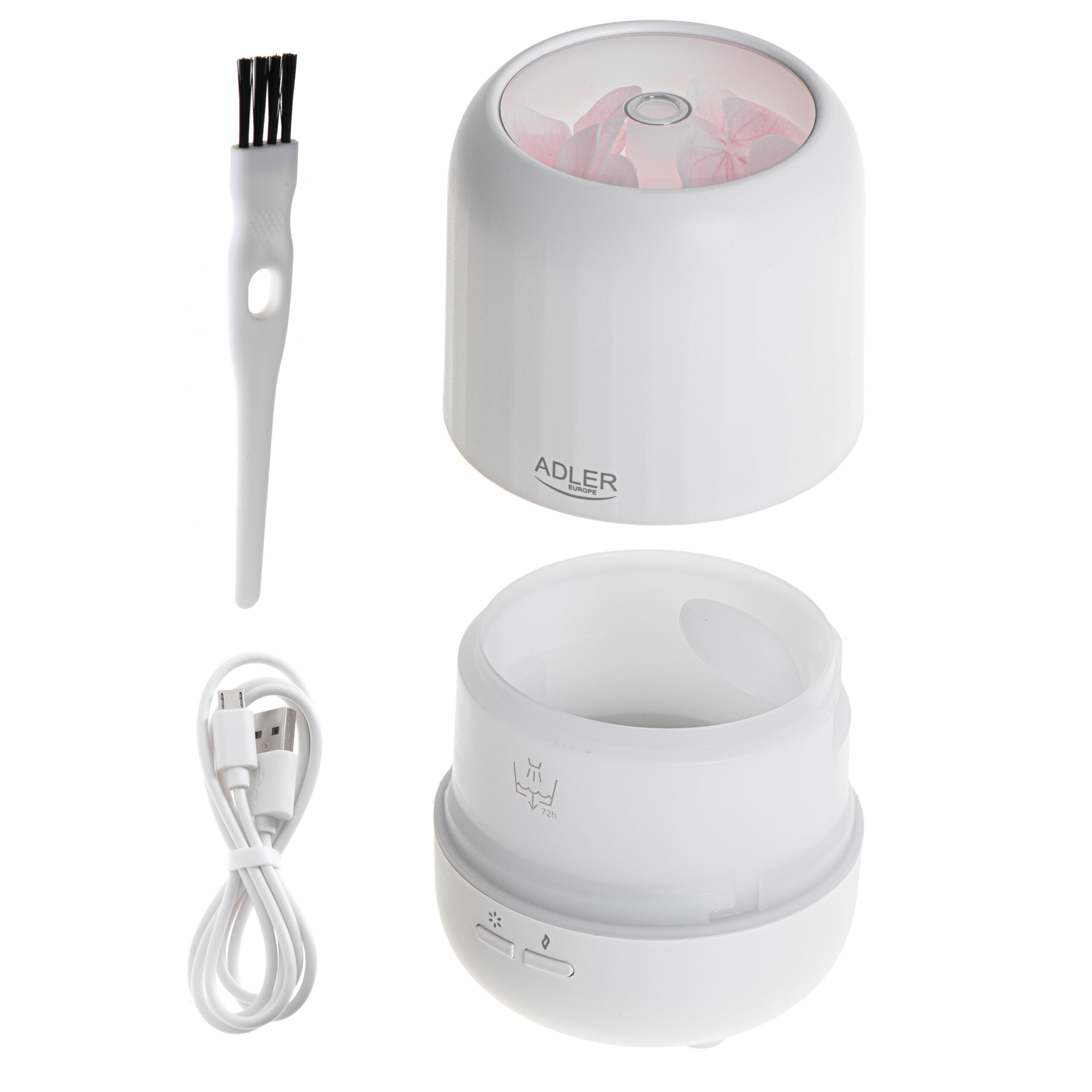 Adler | Ultrasonic aroma diffuser 3in1 | AD 7968 | Ultrasonic | Suitable for rooms up to 25 m² | White - Image 6