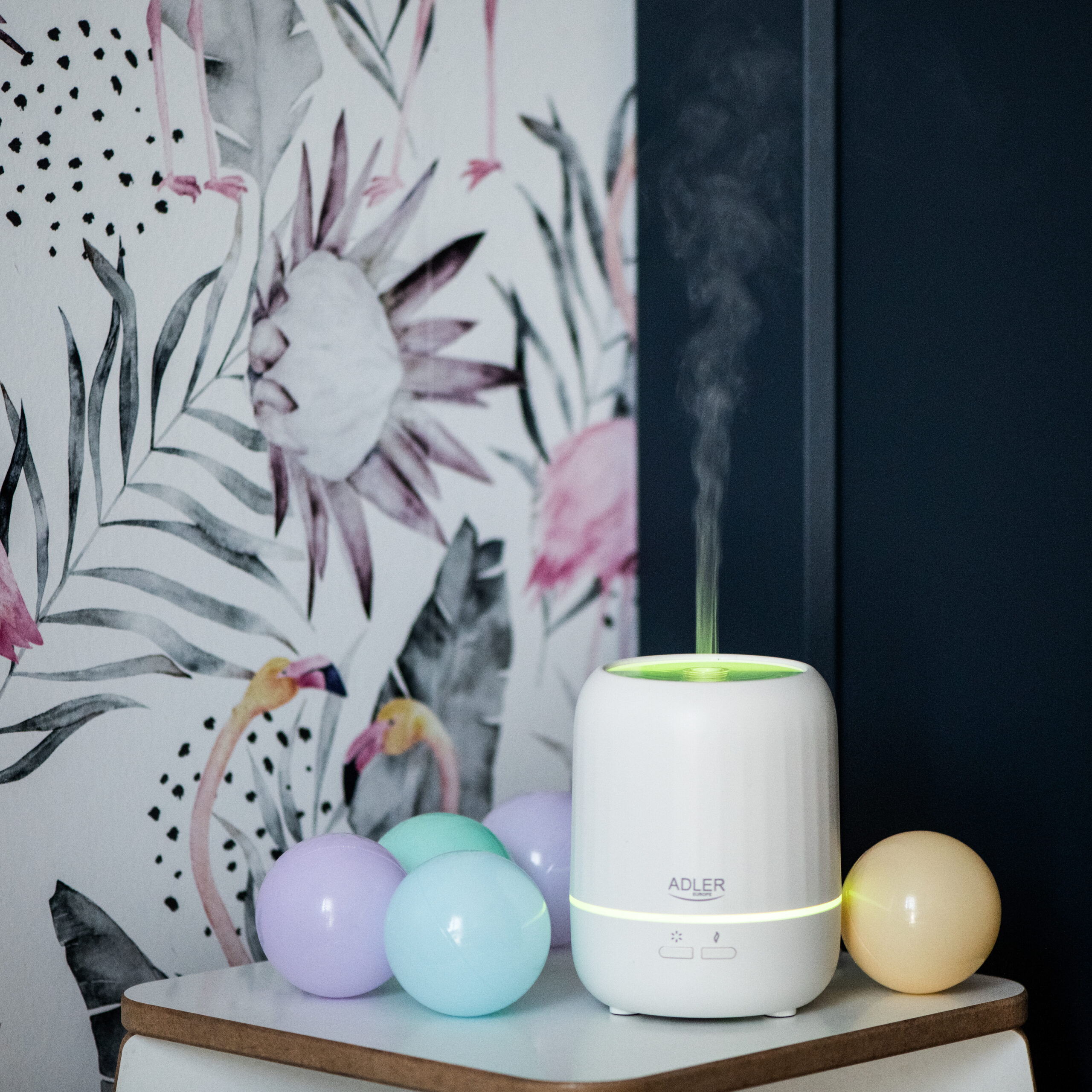 Adler | Ultrasonic aroma diffuser 3in1 | AD 7968 | Ultrasonic | Suitable for rooms up to 25 m² | White - Image 9