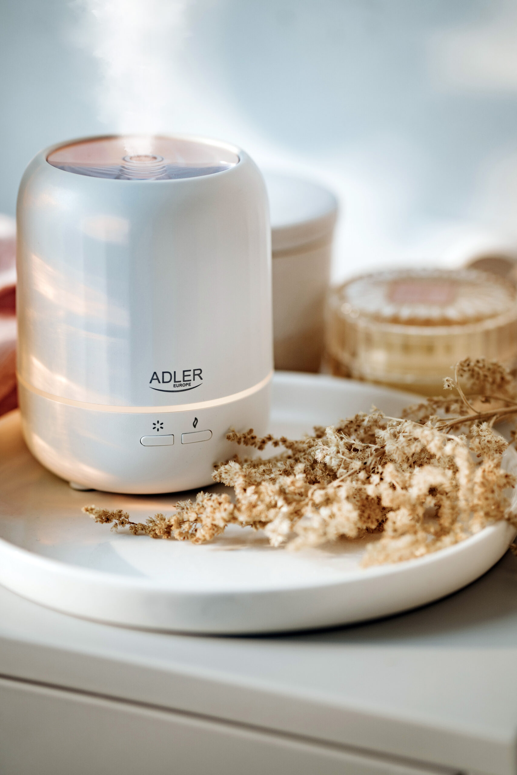 Adler | Ultrasonic aroma diffuser 3in1 | AD 7968 | Ultrasonic | Suitable for rooms up to 25 m² | White - Image 13