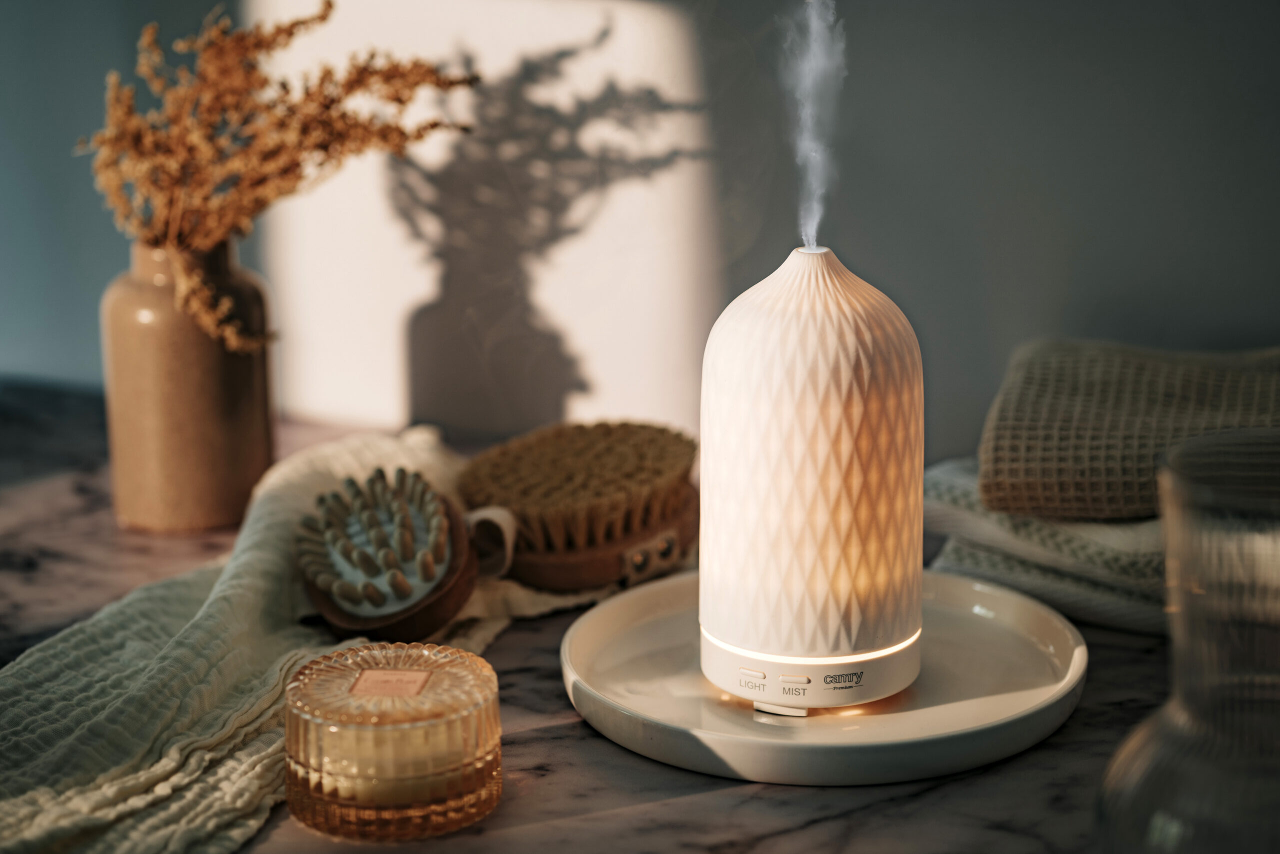 Camry | Ultrasonic aroma diffuser 3in1 | CR 7970 | Ultrasonic | Suitable for rooms up to 25 m² | White - Image 8