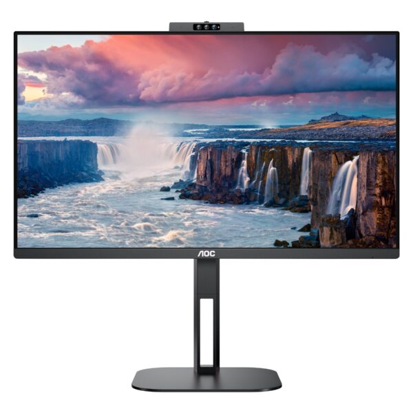 AOC | USB-C Monitor with Webcam | 24V5CW/BK | 23.8 " | IPS | FHD | 16:9 | 75 Hz | 1 ms | 1920 x 1080 | 300 cd/m² | HDMI ports quantity 2 | Black