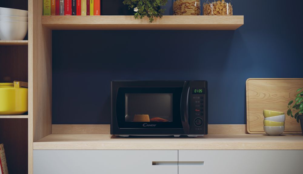 Candy | Microwave Oven with Grill | CMGA20SDLB | Free standing | 20 L | 700 W | Grill | Black - Image 5