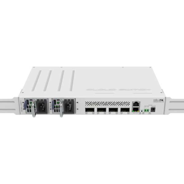 Cloud Router Switch | CRS504-4XQ-IN | No Wi-Fi | 10/100 Mbit/s | Ethernet LAN (RJ-45) ports 1 | Mesh Support No | MU-MiMO No | No mobile broadband