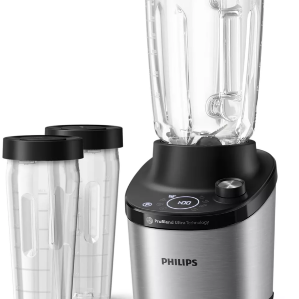 Philips | High Speed Blender | HR3760/10 7000 Series | Tabletop | 1500 W | Jar material Glass | Jar capacity 2 L | Ice crushing | Metal/Black