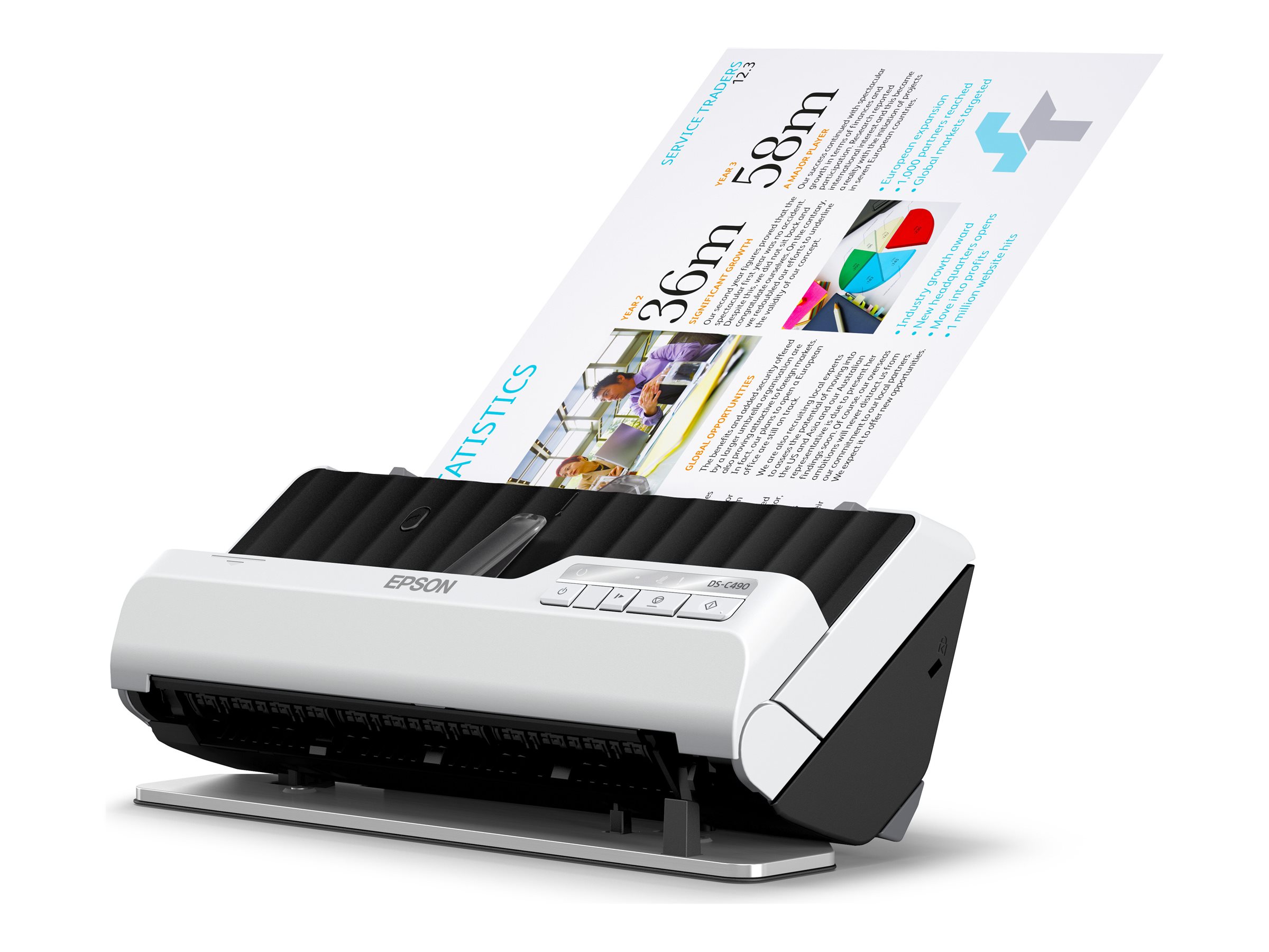 Epson | Premium compact scanner | DS-C490 | Sheetfed | Wired - Image 2