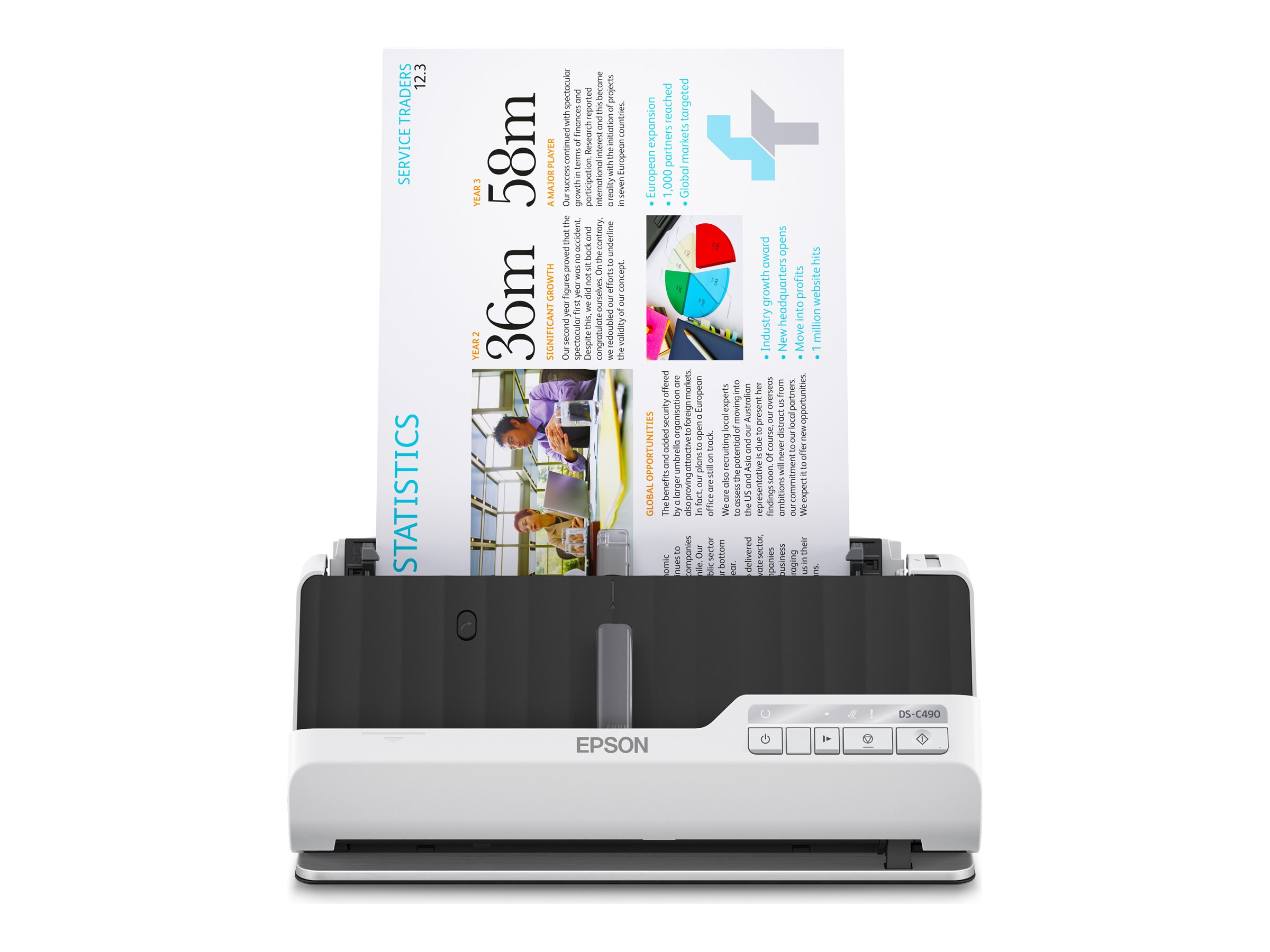 Epson | Premium compact scanner | DS-C490 | Sheetfed | Wired - Image 10