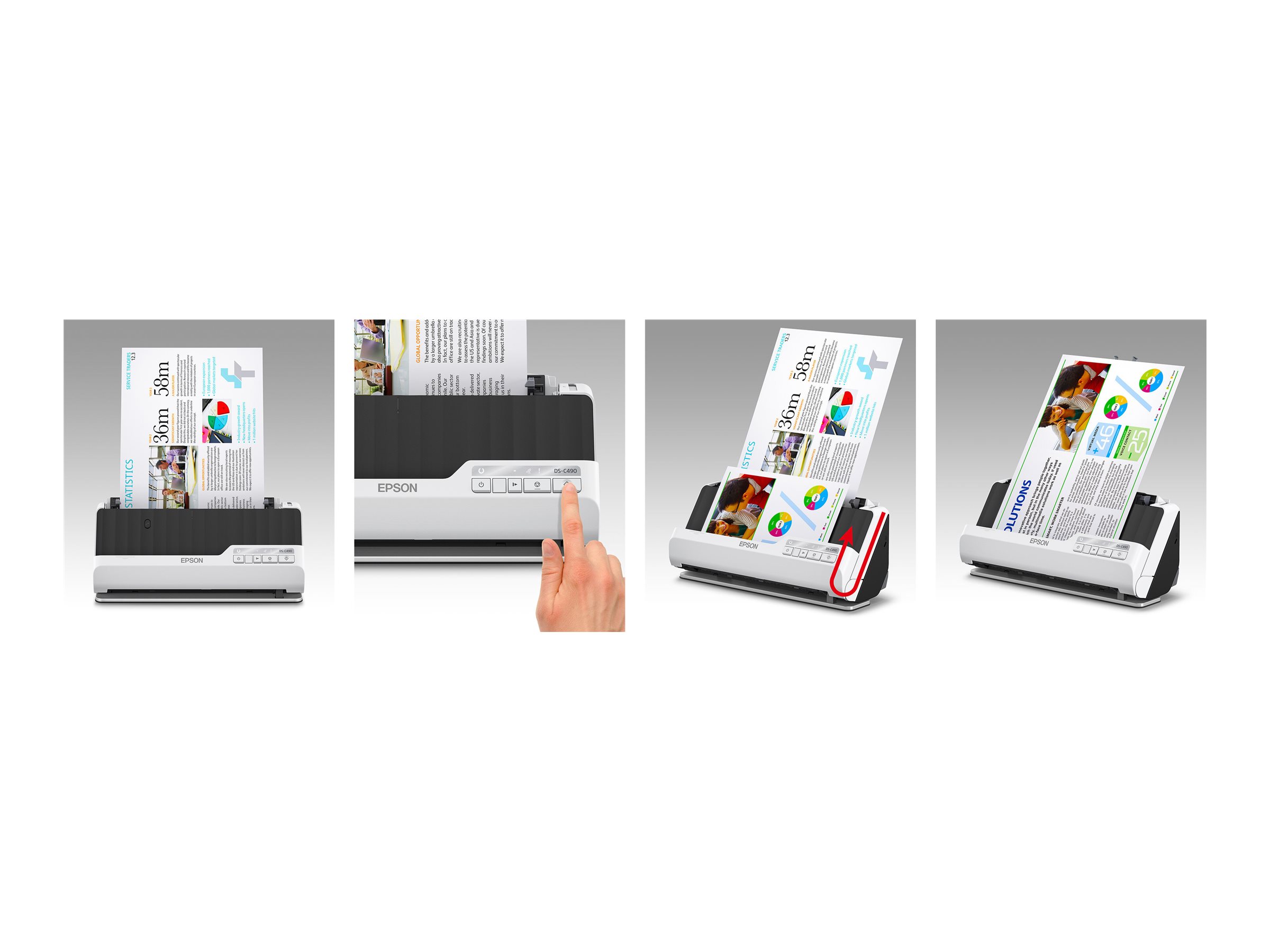 Epson | Premium compact scanner | DS-C490 | Sheetfed | Wired - Image 24