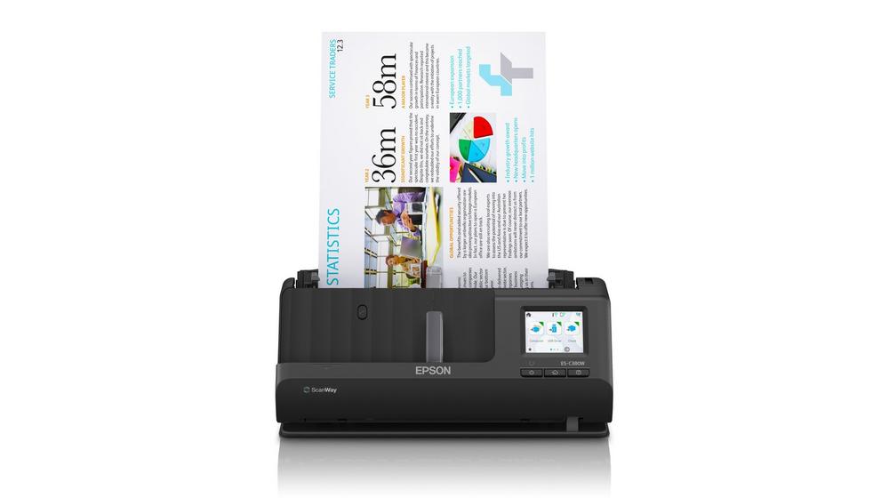 Epson | Compact network scanner | ES-C380W | Sheetfed | Wireless - Image 2