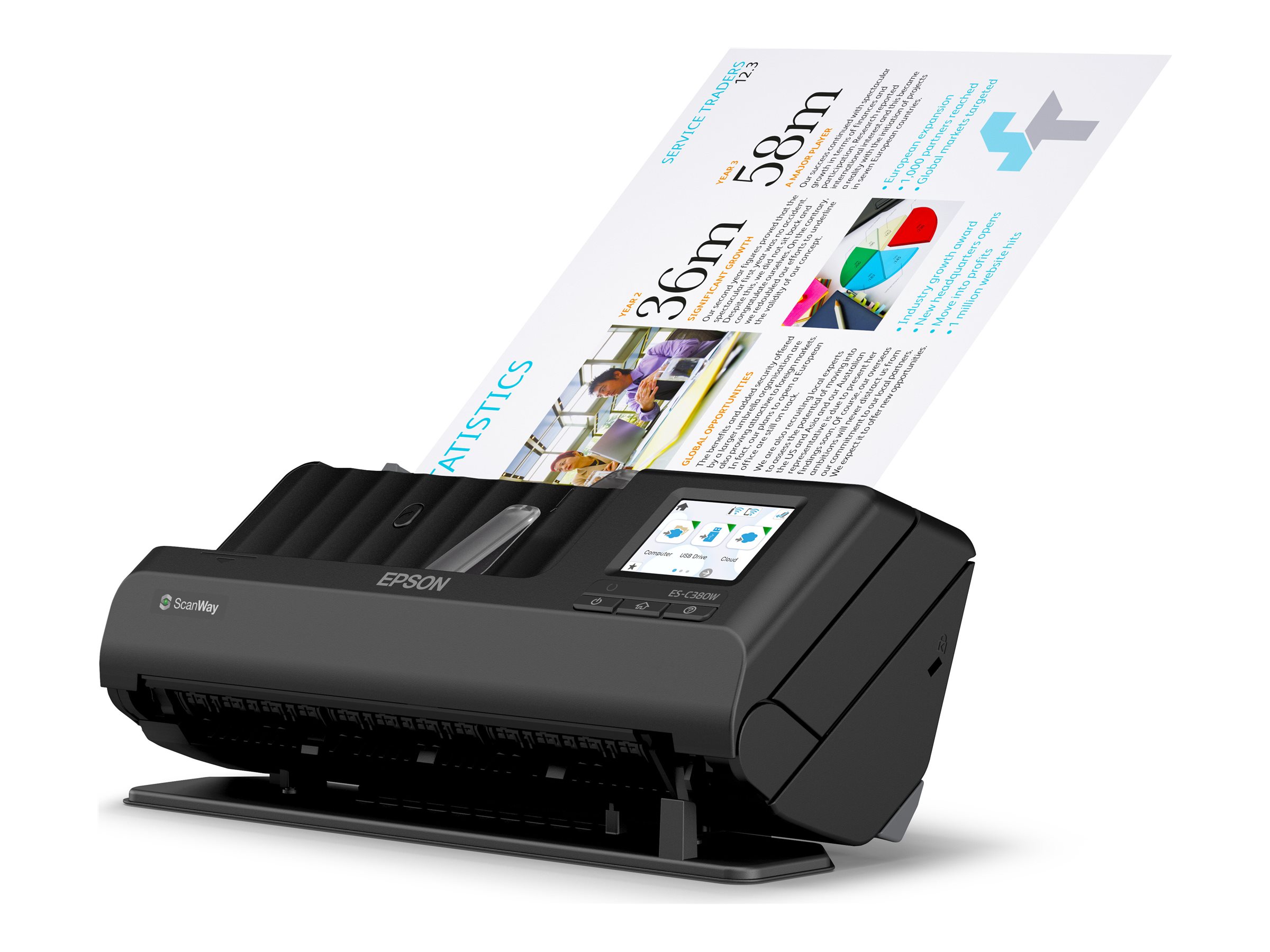 Epson | Compact network scanner | ES-C380W | Sheetfed | Wireless - Image 5