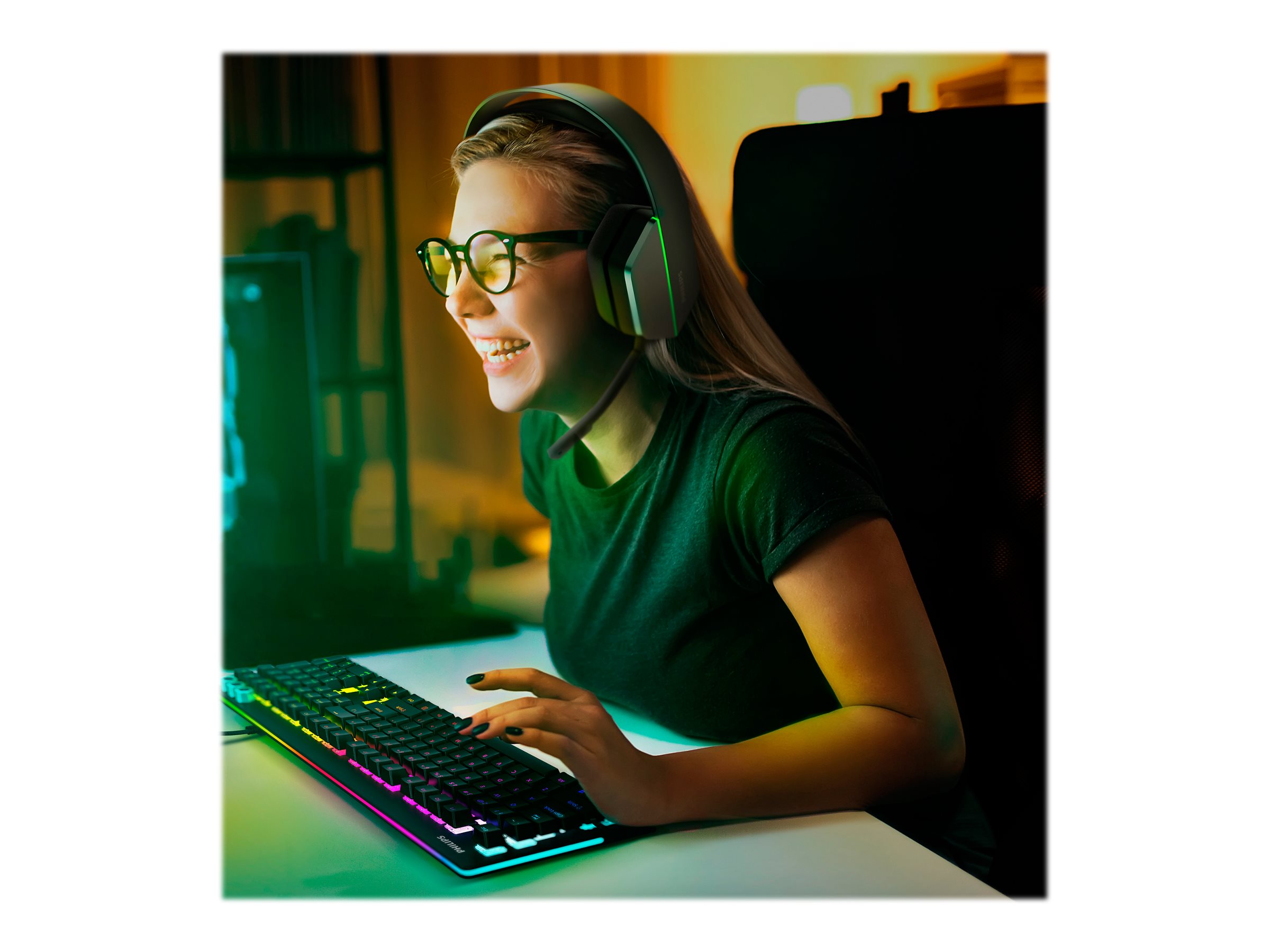 Philips | 5000 Series Gaming Headset | TAG5106BK/00 | Wireless/Wired | Gaming Headset | On-Ear | Noise canceling | Wireless - Image 9