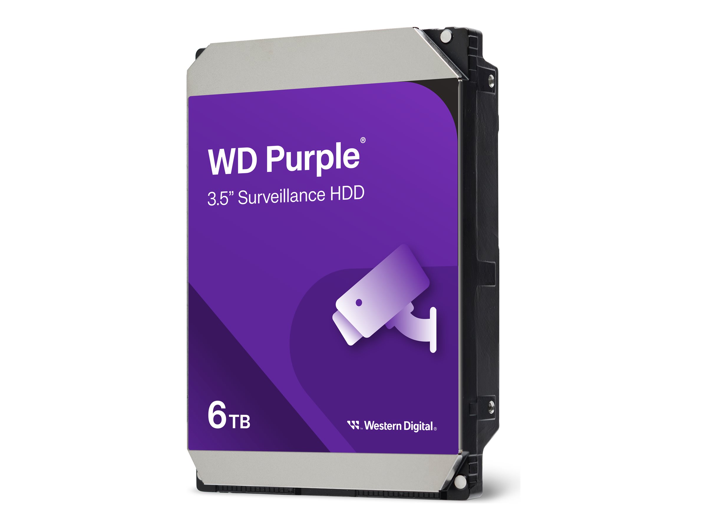Western Digital | Hard Drive | Purple WD64PURZ | 5460 RPM | 6000 GB - Image 2
