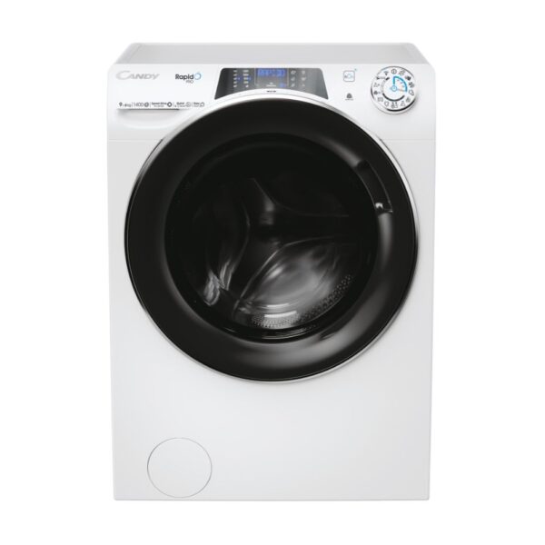 Candy | Washing Machine with Dryer | RPW4966BWMBC/1-S | Energy efficiency class A/D | Front loading | Washing capacity 9 kg | 1400 RPM | Depth 58 cm | Width 60 cm | Display | LED | Drying system | Drying capacity 6 kg | Steam function | Wi-Fi | White