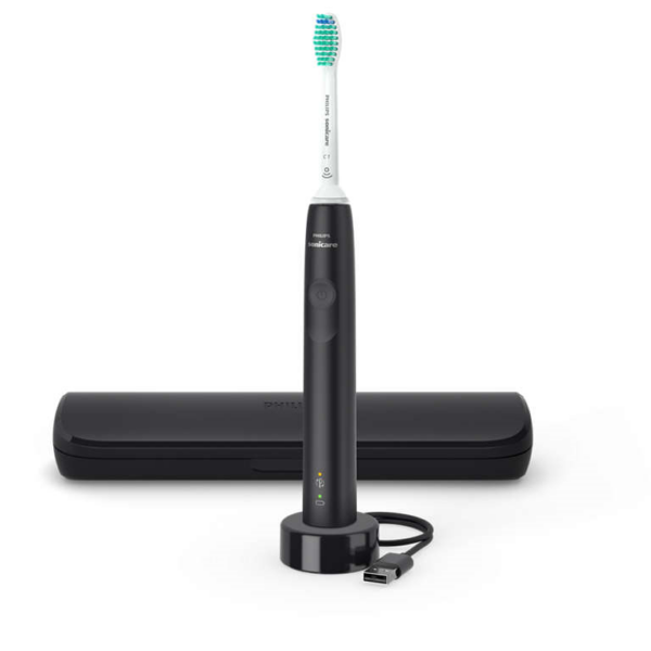 Philips | Electric Toothbrush | HX3673/14 Sonicare 3100 Sonic | Rechargeable | For adults | Number of brush heads included 1 | Number of teeth brushing modes 1 | Sonic technology | Black