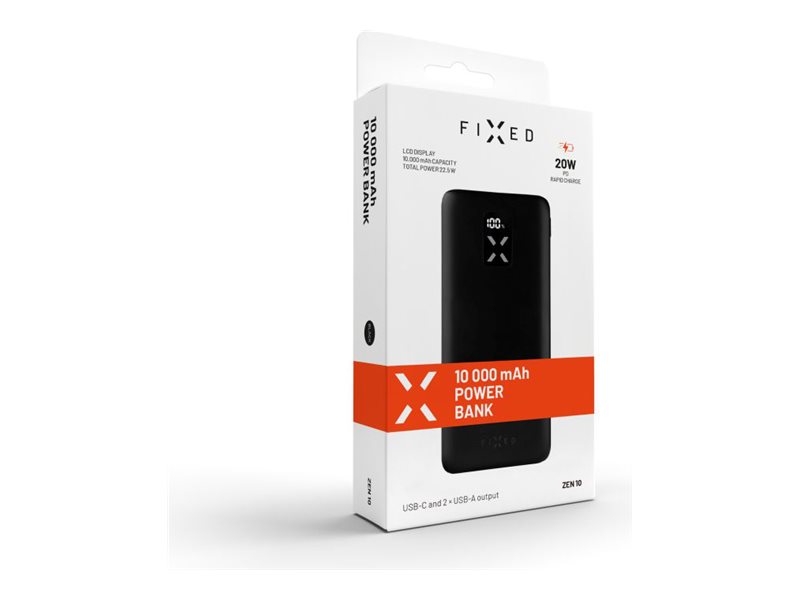 Fixed | Power Bank | Zen | 10000 mAh | Black - Image 8