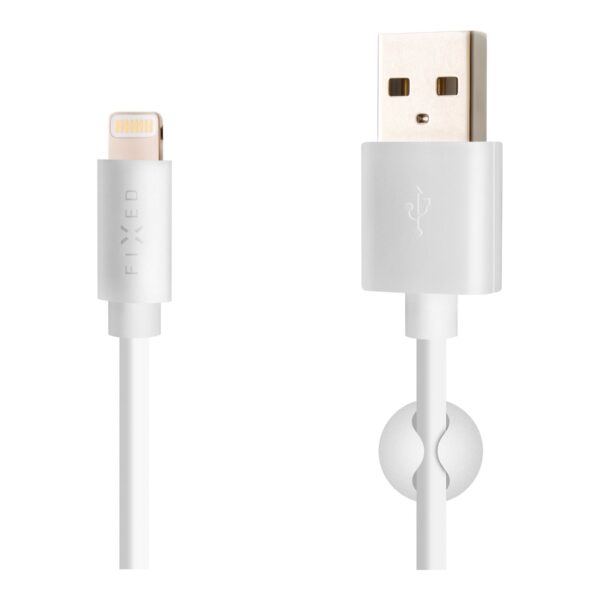 Fixed | Data And Charging Cable With USB/lightning Connectors | White