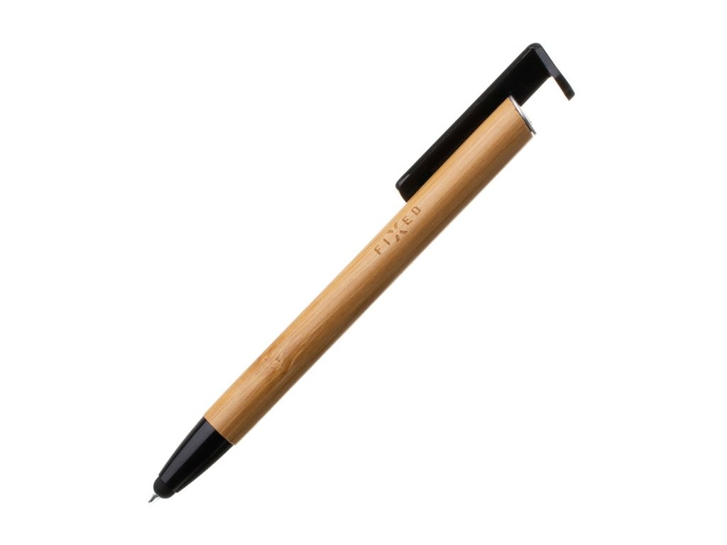 Fixed | Pen With Stylus and Stand | 3 in 1 | Pencil | Stylus for capacitive displays; Stand for phones and tablets | Bamboo - Image 3