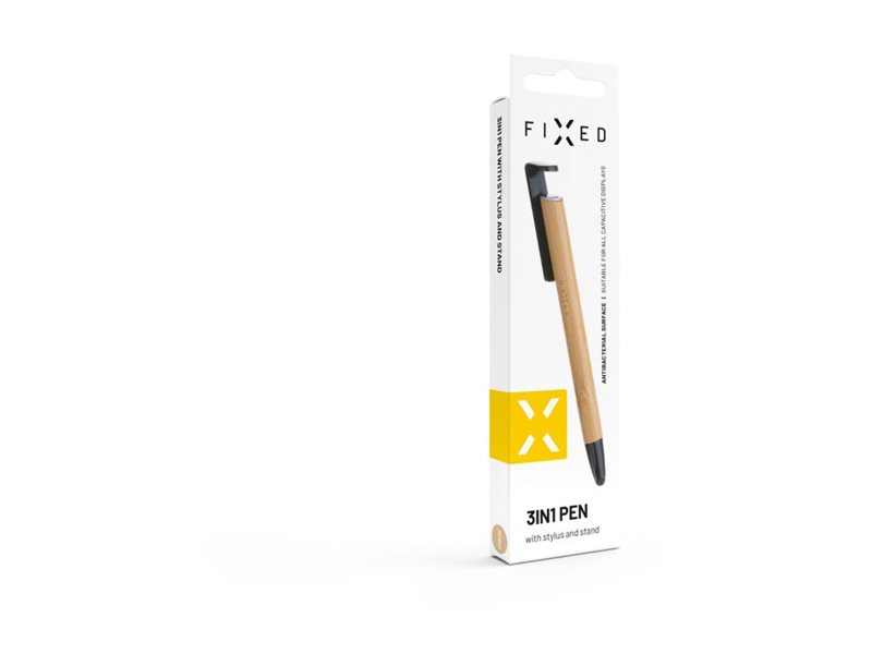 Fixed | Pen With Stylus and Stand | 3 in 1 | Pencil | Stylus for capacitive displays; Stand for phones and tablets | Bamboo - Image 6
