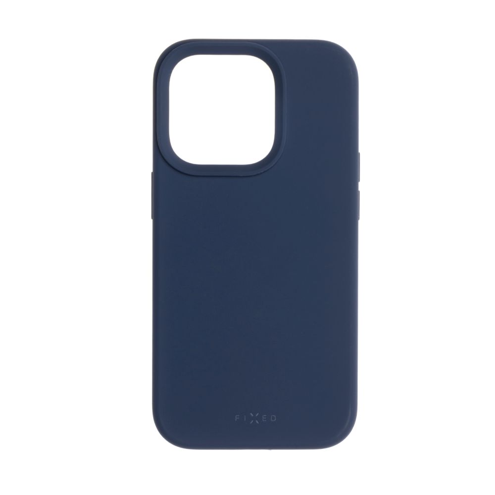 Fixed | MagFlow with MagSafe support | Back cover | Apple | iPhone 14 Pro | Liquid silicon | Blue - Image 3