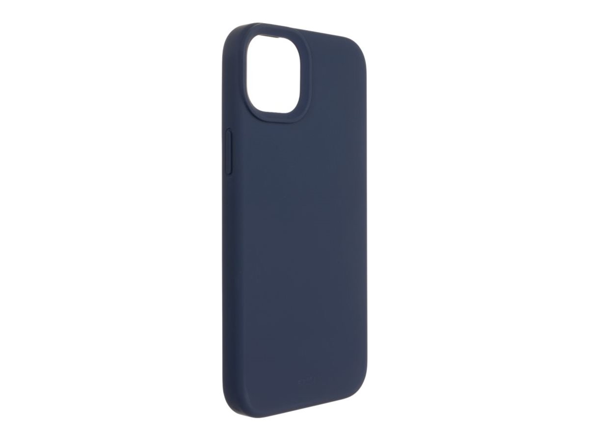 Fixed | MagFlow with MagSafe support | Back cover | Apple | iPhone 14 Plus | Liquid silicon | Blue - Image 2