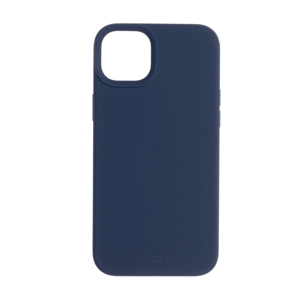 Fixed | MagFlow with MagSafe support | Back cover | Apple | iPhone 14 Plus | Liquid silicon | Blue - Image 3