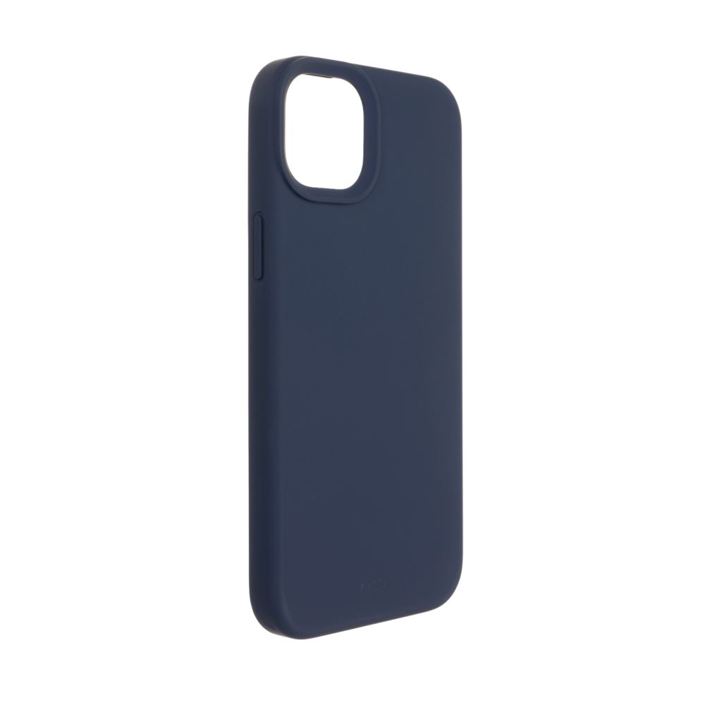 Fixed | MagFlow with MagSafe support | Back cover | Apple | iPhone 14 Plus | Liquid silicon | Blue - Image 4