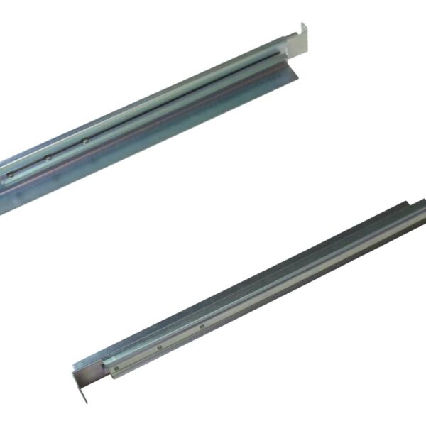 CyberPower | 4POSTRAILKIT1832 Rackmount Rail Kit | Adjustable Rails: Extend from 18.5” to 29” for proper fit with various sizing requirements; 4-Post Mounting: Secures equipment at both the front and back of the rack; Mounting Hardware: Sixteen (16) M5 x 12 screws are included to secure the rails to each post