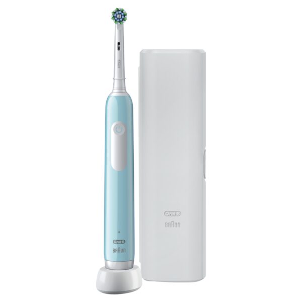 Oral-B | Electric Toothbrush with Travel Case | Pro Series 1 | Rechargeable | For adults | Number of brush heads included 1 | Number of teeth brushing modes 3 | Caribbean Blue