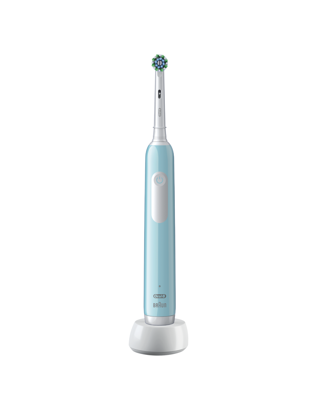 Oral-B | Electric Toothbrush | Pro Series 1 Cross Action | Rechargeable | For adults | Number of brush heads included 1 | Number of teeth brushing modes 3 | Caribbean Blue