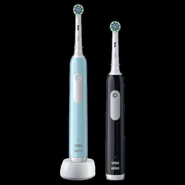 Oral-B | Electric Toothbrush | Pro Series 1 Duo | Rechargeable | For adults | Number of brush heads included 2 | Number of teeth brushing modes 3 | Blue/Black