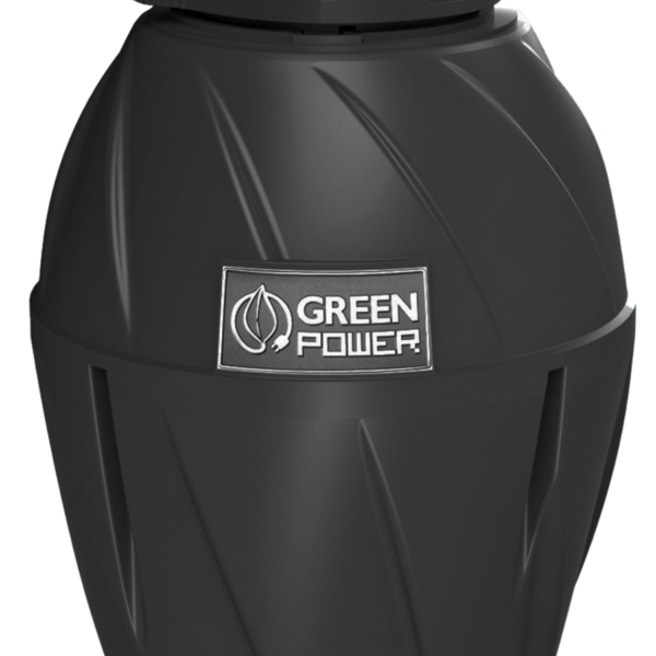 Elleci | Kitchen Waste Grinder | TDH01000BK Green Power 1 HP DeLuxe | 750 W | 1070 ml | 2800 RPM | Black