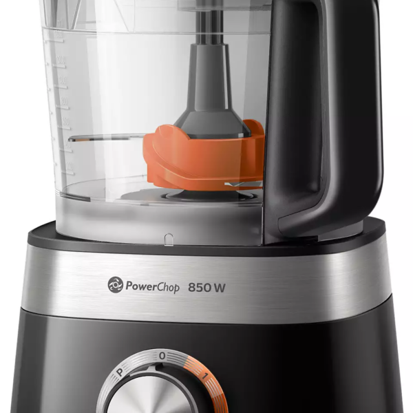Philips | Compact Food processor | HR7530/10 Viva Collection | 850 W | Number of speeds 2 | Bowl capacity 2.1 L | Black