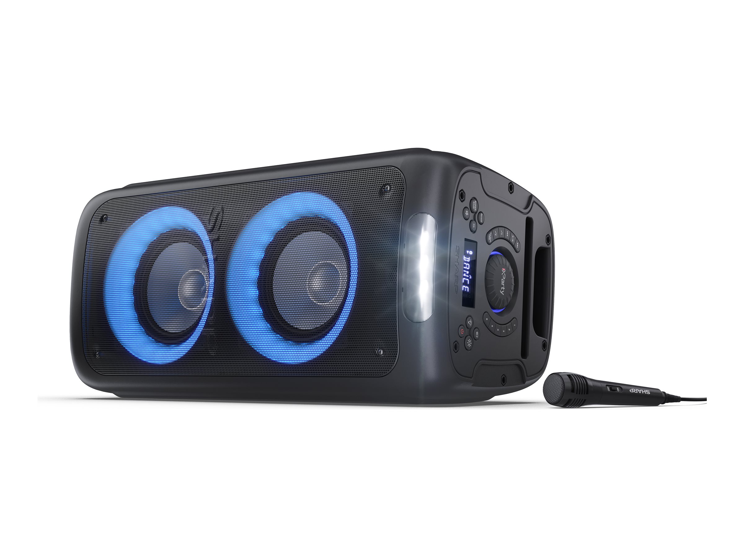 Sharp PS-949 Party Speaker with Built-in Battery | Sharp | Party Speaker | PS-949 XParty Street Beat | 132 W | Waterproof | Bluetooth | Black | Portable | Wireless connection - Image 4