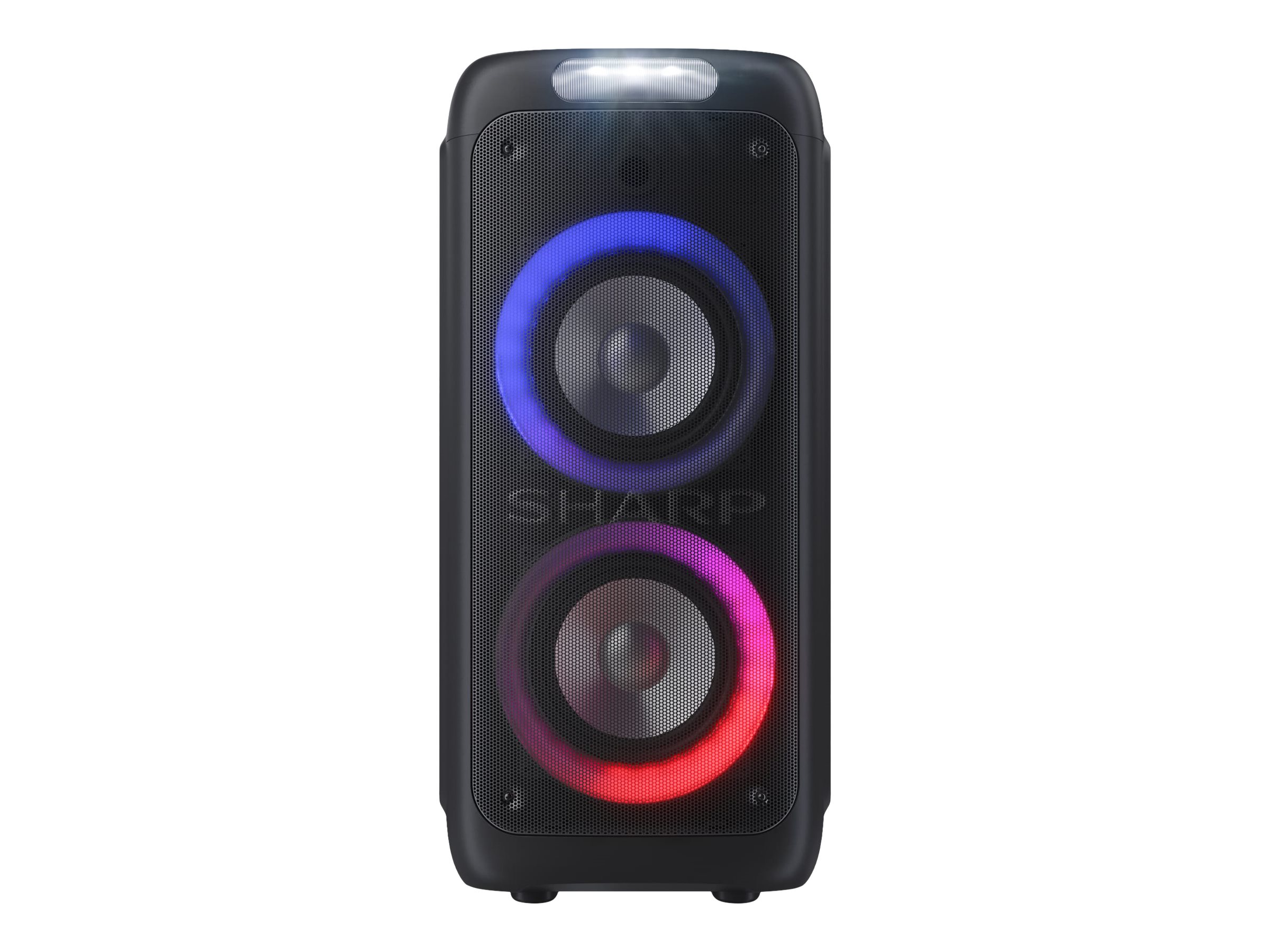 Sharp PS-949 Party Speaker with Built-in Battery | Sharp | Party Speaker | PS-949 XParty Street Beat | 132 W | Waterproof | Bluetooth | Black | Portable | Wireless connection - Image 8