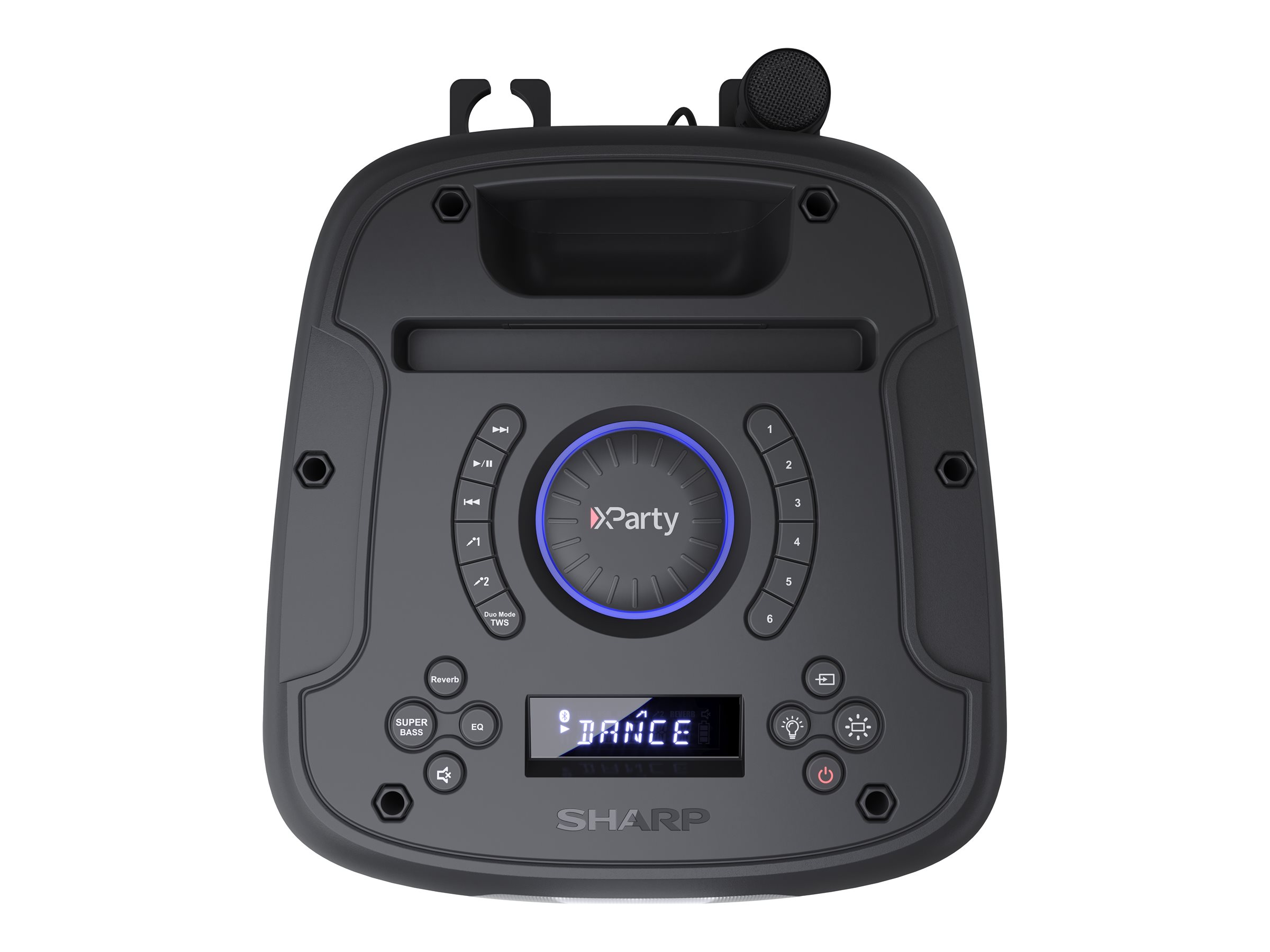 Sharp PS-949 Party Speaker with Built-in Battery | Sharp | Party Speaker | PS-949 XParty Street Beat | 132 W | Waterproof | Bluetooth | Black | Portable | Wireless connection - Image 12