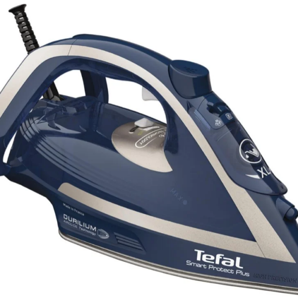TEFAL | FV6872E0 | Steam Iron | 2800 W | Water tank capacity 270 ml | Continuous steam 40 g/min | Blue/Silver